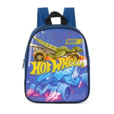 Imagem de Mochila De Costas Infantil Hot Wheels Pp Azul