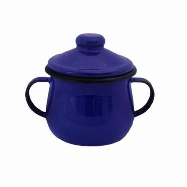 Imagem de Açucareiro Esmaltado nº10 - 500ml - Ewel - Esmaltado Ewel, Azul