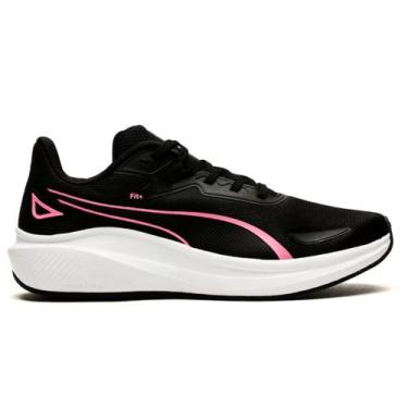 Imagem de Tênis Feminino Puma Skyrocket Lite Caminhada Academia -, Preto, Rosa, 
