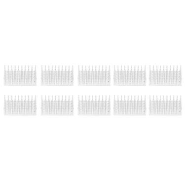 Imagem de Dissipador de calor de alumínio, 23 * 35 * 10 MM 10 Pcs Heat Cooler, Multiple P23 * 35 * 10 para PCB Power Board Componentes eletrônicos de memória de vídeo Módulo Mos