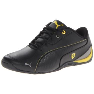Imagem de PUMA Unissex-infantil Drift Cat 5 L Ferrari Jr-K, 7 juvenil, Preto/preto/amarelo vibrante, 6 Big Kid
