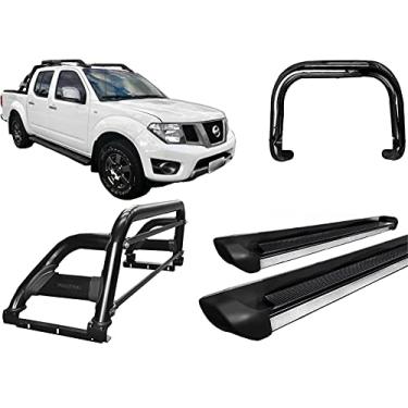 Imagem de KIT QUEBRA MATO+SANTO ANTONIO H2+ESTRIBO FONTIER 08/16 PRETO