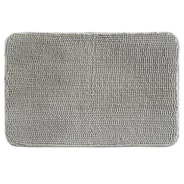 Imagem de InterDesign Tapete de conforto com frizz mesclado – Cinza