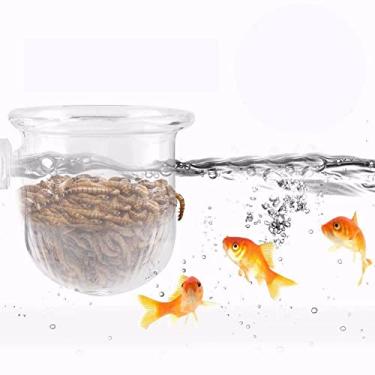 Imagem de Pssopp Aquarium Cone Red Feeder Acrílico Peixe Tanque Salmoura Comedor de Camarão Cristal Vidro Plantas Alimentação com VentosasPssopp S Pssoppq6zkbgy58h-01