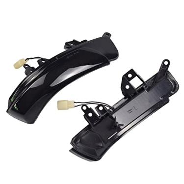 Imagem de Indicador de pisca-pisca de luz de sinalização lateral sequencial LED dinâmico para Camry Prius REIZ Wish Mark X Crown Avalon