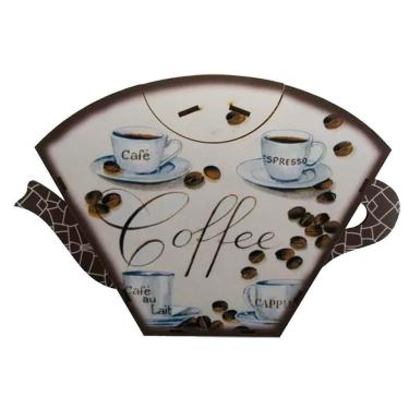 Imagem de Porta Filtro Em Madeira Para Coador De Café Decor - Coffe
