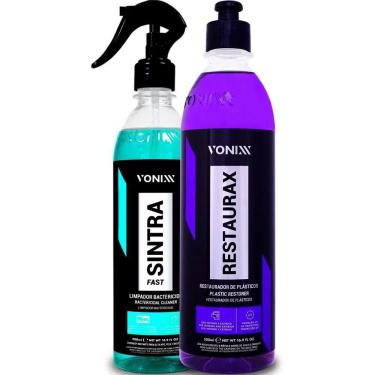 Imagem de Kit Sintra Fast Limpador Apc  Plásticos + Restaurax Vonixx