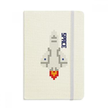 Imagem de Caderno Rocket Take Off Universe Pixel oficial de tecido rígido diário clássico