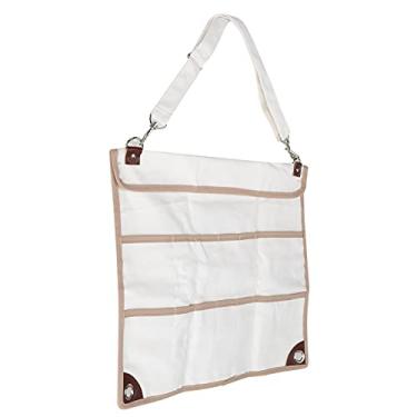 Imagem de Bolsa de armazenamento de louça, bolsa de armazenamento de utensílios de mesa dobrável para acampamento ao ar livre para mochilão, churrasco