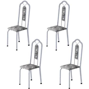 Imagem de Kit 4 Cadeiras Tubular Bianca Soma Móveis