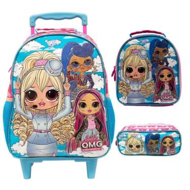 Imagem de Kit Mochila de Rodinhas Xeryus Lol 10830-Feminino