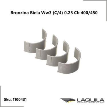 Imagem de Bronzina Biela Ww3 (C/4) 0.25 Cb 400/450 - Laquila