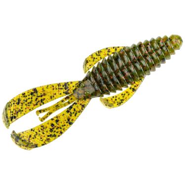 Imagem de Strike King (RGMBUG45-18) Rage Magnum Bug 4.5 Isca de pesca, 18 - Semente de melancia com flocos vermelhos, 11,4 cm, flanges para ação consistente e sutil