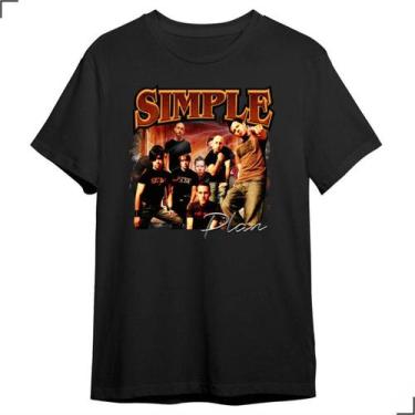 Imagem de Camiseta Camisa Simple Plan Turnê 2024 Rock Brasil Just Bals - Asulb
