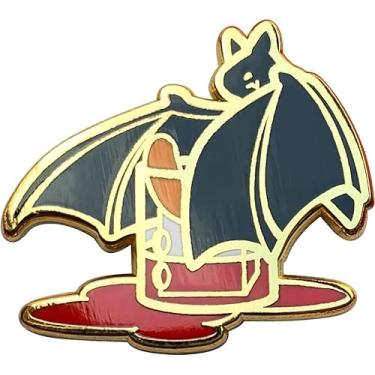 Imagem de Bacardi Alfinetes esmaltados de coquetel para aventais de barman, jaquetas, mochilas e bolsas, lapelas de camisa e terno, broche de crachás de botão, joias modernas, Níquel, Sem pedras preciosas