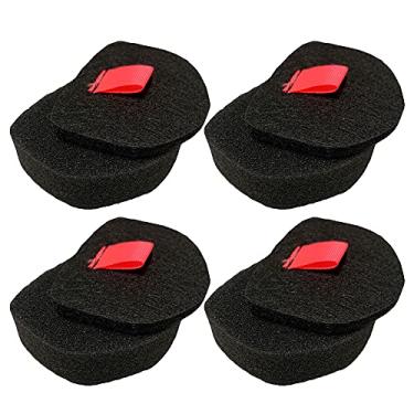 Imagem de Think Crucial Filtros de espuma e feltro de substituição para aspirador portátil Shark UltraCyclone Pet Pro Plus CH951, lavável e reutilizável, pacote com 8