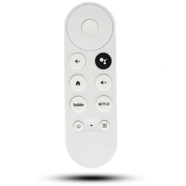 Imagem de Controle remoto de substituição por voz para Google Chromecast 4k Snow Streaming Media Player (somente controle remoto) - GA01919REM GA01919-US