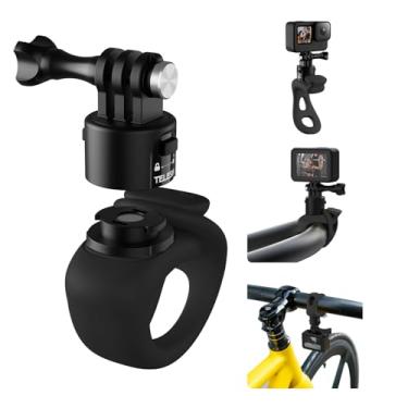 Imagem de TELESIN S2 Câmera 360 Flexível Montagem Banda Embrulhar Liberação Rápida, Bicicleta Motocicleta Guidão Barra Tubo Stick Stick Mount Acessórios para GoPro 12 11 10 9 8 7 Insta360 X3 X4 Go3 Ace Pro DJI