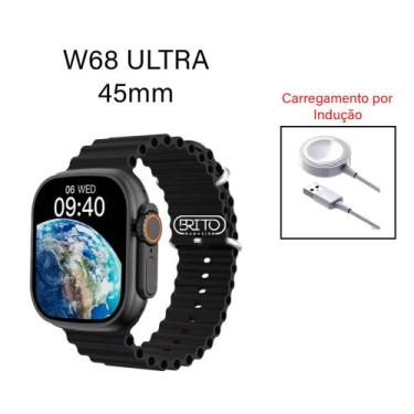 Imagem de Relogio Smartwatch W68 Ultra 45mm Lançamento 2023 - Microwear