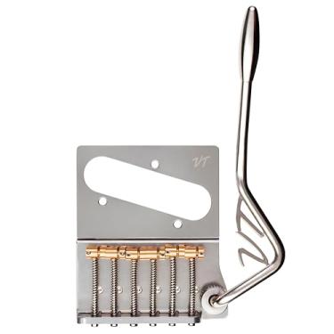 Imagem de Vega-Trem VT2ND Teletrem Modern Telecaster Guitar Tremolo Bridge para Tele No Mods fácil instalação com logotipo