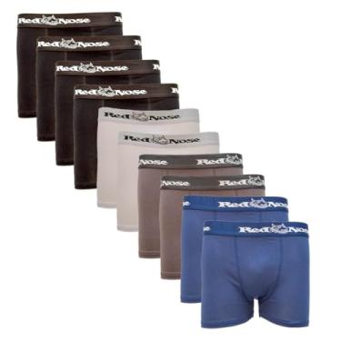 Imagem de Kit 10 Cueca Boxer Red Nose Algodão