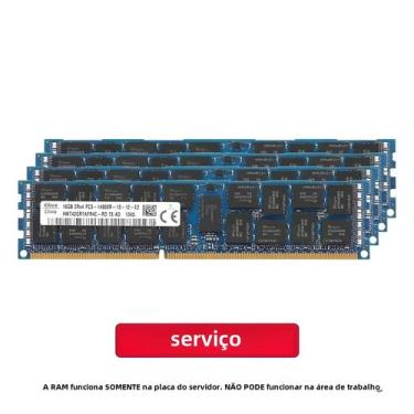 Imagem de Memória RAM DDR3 ECC REG 8GB/16GB/32GB (1600/1866MHz) para Placas-Mãe 