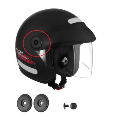 Imagem de Kit Botão Lateral Para Capacete Moto Compact Summer Pro Tork