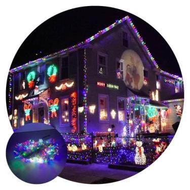 Imagem de Cordão Pisca 300 Luz De Led Enfeite Natal Decoração 20m 110v - TOP NAT