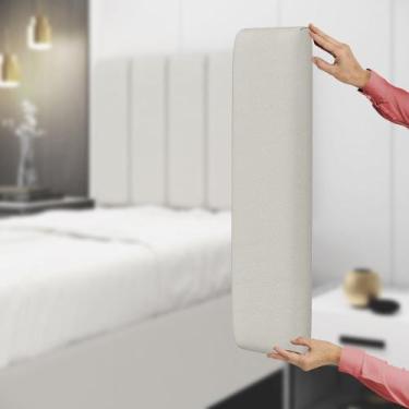 Imagem de Painel Modulado Nashira 60x20 Cm Couro Aradecor, Bege, ÚNICO