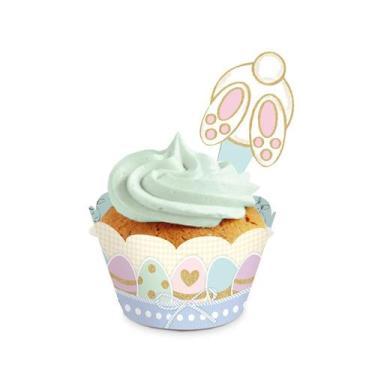 Imagem de Kit Para Cupcake Páscoa - 12 Unidades - Cromus - Rizzo