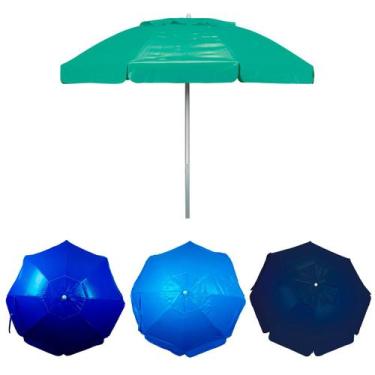 Imagem de Guarda-Sol Praia Camping FPS 100 Em Alumínio 1,80m PVC 70% Com Poliést