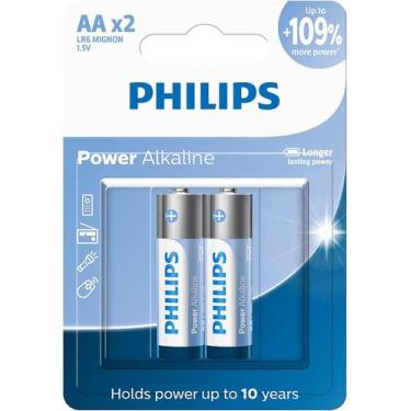 Imagem de Pilhas Alcalina Philips 2 Unidades AA - Original