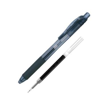 Imagem de Pentel Caneta Gel Energel X 0.5mm Preta + Refil SM/BLN105-AR