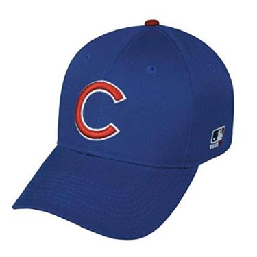 Imagem de Boné ajustável adulto Chicago Cubs MLB oficialmente licenciado pela Major League Baseball Replica Ball Cap