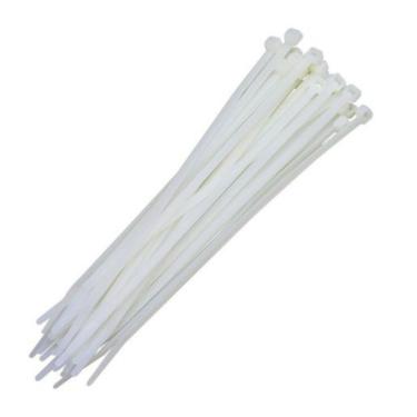 Imagem de Abracadeira NYLON 2,5X10CM Branca PCT C/ 100U