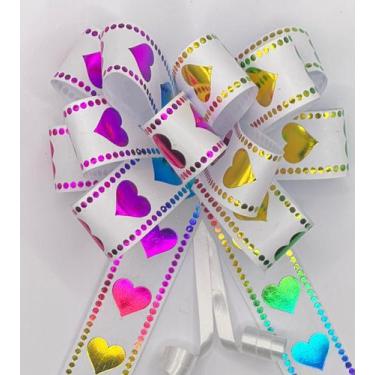 Imagem de Laço Pronto Para Presente Linha Multicor Pacote com 10 unidades - LEAL