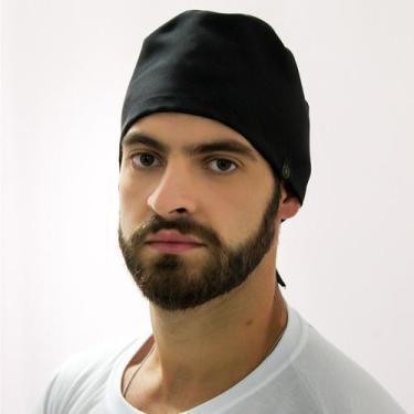 Imagem de Gorro Touca Bandana Cirúrgico Preto - Oluas, Preto, u