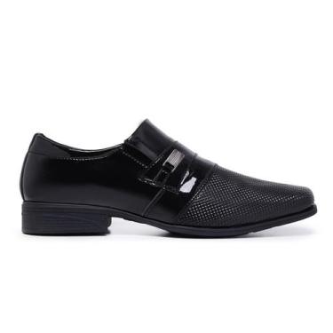 Imagem de Sapato Social Masculino Formal Macio Bico Quadrado Fino - Schiareli, P
