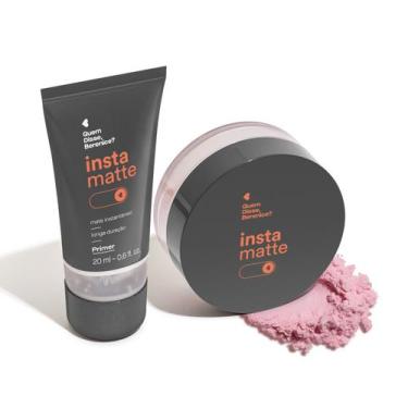 Imagem de Combo Instamatte: Primer Facial Líquido 20ml + Pó Solto Translúcido Ro