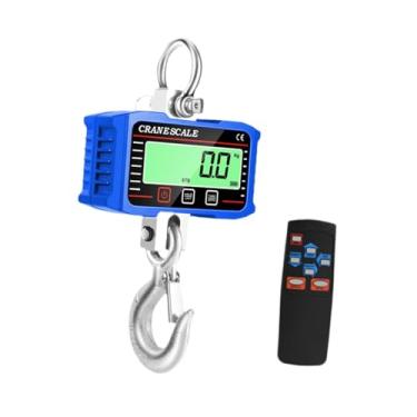 Imagem de MERIGLARE Balança de guindaste 1000 kg, balança digital para uso em viagens, balança portátil para malas