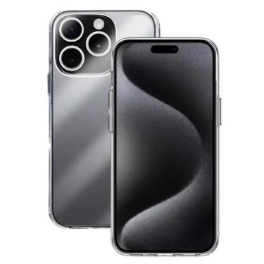 Imagem de Capa Capinha Clear Case Space Compatível iPhone 15 Pro Rígida Anti Amarelamento Resistente