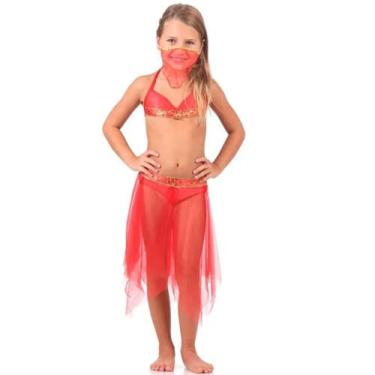 Imagem de Fantasia Odalisca Sete Véus Infantil  Dança do Ventre e Carnaval - Sul