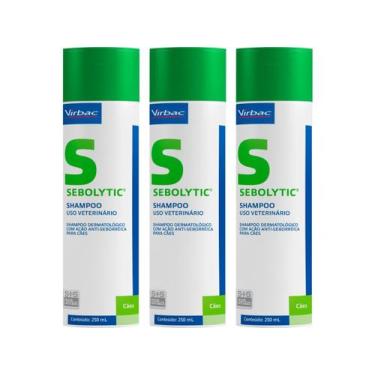 Imagem de Shampoo Sebolytic Spherulites 250ml Nova Fórmula - Virbac - 3 Unidades