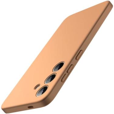 Imagem de JETech Capa Fina Fit para Samsung Galaxy S24+ / S24 Plus 5G, Proteção Total da Lente da Câmera, Protetora Fina de TPU Macio para Telefone, Acabamento Fosco, Capinha à Prova de Choque (Laranja)