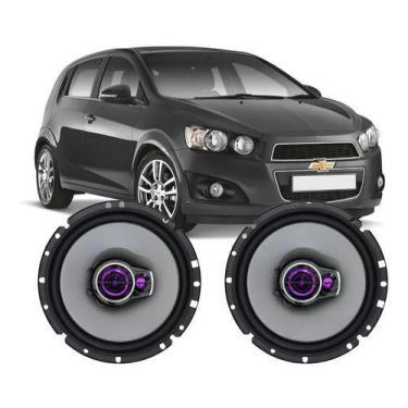 Imagem de Kit Alto Falante Pioneer Porta Dianteira Gm Sonic 200w Par, Preto