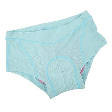Imagem de Cuecas de Ciclismo Femininas Cuecas de Ciclismo Ventiladas 3D Almofada de Silicone à Prova de Choque Cuecas de Bicicleta de Absorção de Choque para Passeios Ao Ar Livre (M)