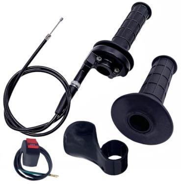 Imagem de Conjunto de cabos de engate giratório Auto-Moto para mini motocicleta Pit MOTOVOX MBX10 MBX11 e WARRIOR MB165 MB200 5.5HP 6.5HP196cc