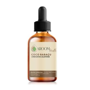 Imagem de Óleo vegetal Coco Babaçu 100% puro natural - 50 ml - Aroom