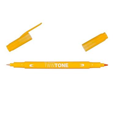 Imagem de Tombow, Caneta Twintone Dual Pen - Tom Pastel - 1 Unidade (Chrome Yellow)