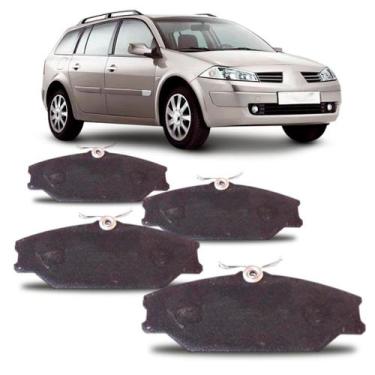 Imagem de Jogo Pastilha Freio Dianteira Laguna Megane 1348 - METALSYSTEM